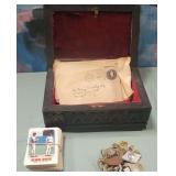777 - ANTIQUE UNSEARCHED 'PIRATE' JEWELRY BOX