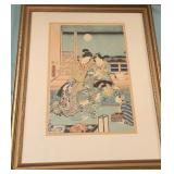 777 - ANTIQUE JAPANESE WOODBLOCK PRINT