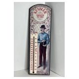 VINTAGE WOOD KESSLER THERMOMETER 23"X7"