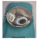 Q - TIFFANY & CO HANDCRAFTED PEWTER TRINKET BOX