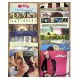 LARGE LOT OF 20 VINTAGE ROCK N ROLL RECORDS