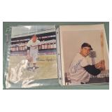 777 - SIGNED CARL YASTREMSKI, WARREN SPAHN PHOTOS