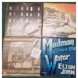 Q - ELTON JOHN & LED ZEPPELIN VINYL RECORDS (B49)