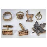 Q - MIXED LOT OF STERLING SILVER JEWELRY (W69)