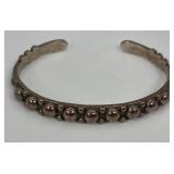 Q - VINTAGE STERLING SILVER BRACELET (W35)