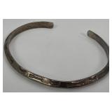 Q - VINTAGE SILVER BRACELET (W36)