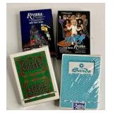 LOT OF 4 DECKS OF PLAYING CARDS FROM CLOSED LV
