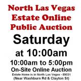 WELCOME TO OUR SAT. @10am ONLINE PUBLIC AUCTION
