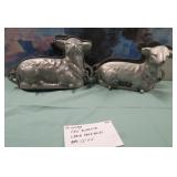 777 - VINTAGE CAST ALUMINUM LAMB CAKE MOLDS