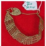Q - 9K GOLD BRACELET (W7)