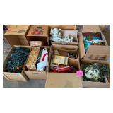Q - BOXES OF HOLIDAY DECORATIONS (G52)