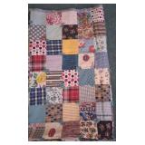 Q - HAND-MADE QUILT 52X44" (K96)