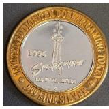 STRATOSPHERE - $10 .999 SILVER TOKEN (4)