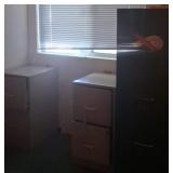 Q - TWO HOME OFFICE TWO-DRAWER FILE CASBINETS (N17
