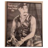 S2 - 2PAC PRINT FRAMED 20X16" (O7)