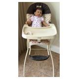 S2 - WALTRAUD BABY DOLL & HIGH CHAIR (K30)