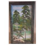 S2 - ASPEN TREES EMBELLISHED ART 13X8" (K7)