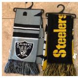 S2 - RAIDERS & STEELERS SCARVES (D14)