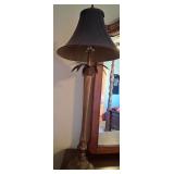 S2 - VINTAGE PALM TREE BUFFET LAMP (A55)