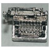 STERLING SILVER TYPEWRITER CHARM 5.5 GRS