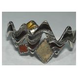 CAROLYN POLLACK STERLING SILVER CUFF BRACELET