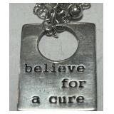 STERLING SILVER ALEXA ANGEL CHAIN/PENDANT 8.9 GRS