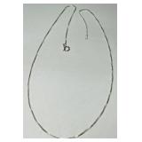 STERLING SILVER 18INCH BOX CHAIN 2.70GRS