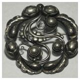 STERLING SILVER PIN FROM DENMARK 16.60GRS