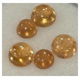 3.79CT CABOCHON SPESSERTITE GARNET GEMSTONES