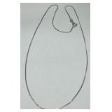 STERLING SILVER  18 " CHAIN 2.1 GRS