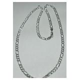 STERLING SILVER LINK CHAIN 15.8 GRS