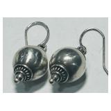 STERLING SILVER EARRINGS 8.1 GRS