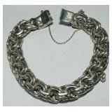 STERLING SILVER CHUNKY BRACELET 47 GRS