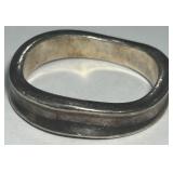 STERLING SILVER BANGLE 34.8 GRS