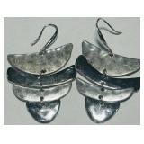 STERLING SILVER SIGNED EARRINGS 17.9