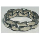 STERLING SILVER RING 8.7 GRS