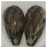 23.21CT SMOKEY QUARTZ GEMSTONES