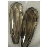 21.88CT SMOKEY QUARTZ GEMSTONES