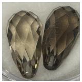 23.69CT SMOKEY QUARTZ GEMSTONES