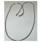STERLING SILVER SNAKE CHAIN 12.8 GRS