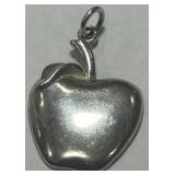 STERLING SILVER APPLE CHARM 7.3 GRS