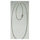 STERLING SILVER 24INCH SNAKE CHAIN 11.00GRS