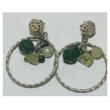 STERLING SILVER EARRINGS 8.50GRS