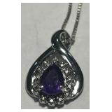 STERLING SILVER PENDANT/CHAIN 4.3 GRS