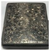 STERLING SILVER CIGARETTE BOX 98 GRS
