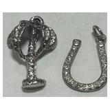 STERLING SILVER CHARMS 3.3 GRS