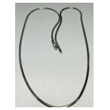 STERLING SILVER 24 INCH SNAKE CHAIN 22.50GRS