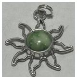 STERLING SILVER SUN PENDANT 3.6 GRS