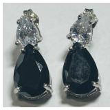 STERLING SILVER EARRINGS 5.4 GRS