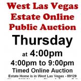 WELCOME TO OUR THUR. @4pm ONLINE PUBLIC AUCTION